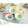 Eco-Friendly Bamboo Fiber Tableware for Kids 3 Pieces
